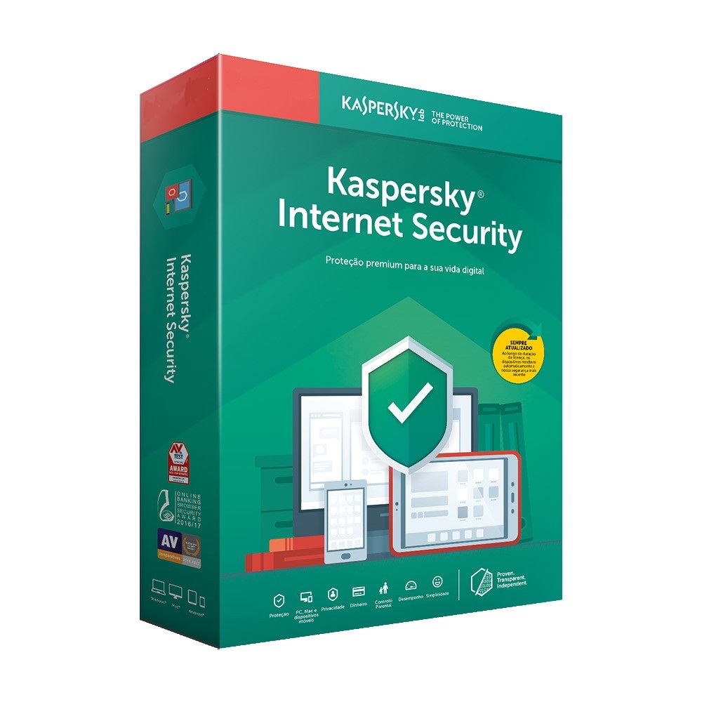 Kaspersky Internet Security 3PC/1Ano